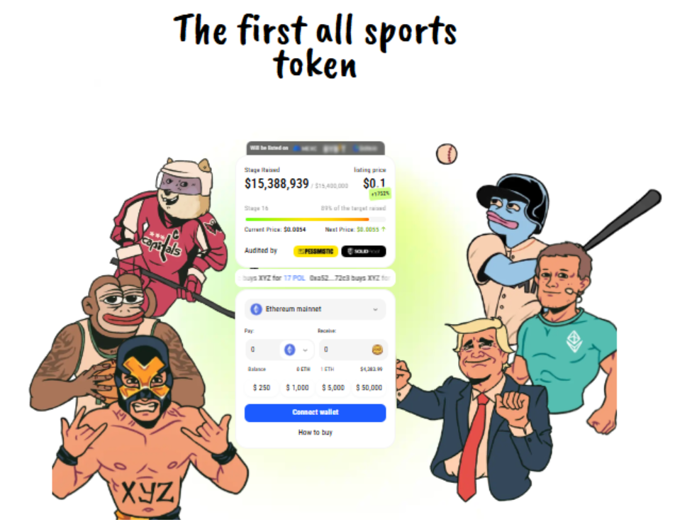 XYZVerse presale fuses memes and sports - 1