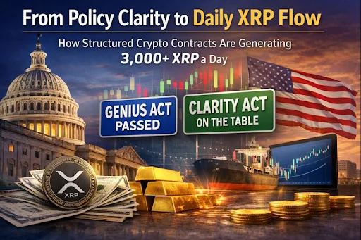 From policy clarity to daily XRP flow: How structured crypto contracts are generating 3,000+ XRP - 1