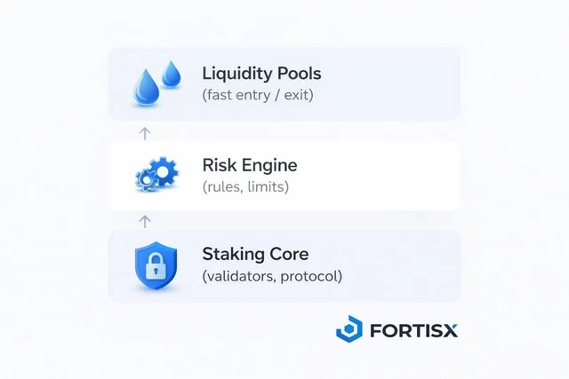 FortisX: Yield on a staking base with product liquidity - 2